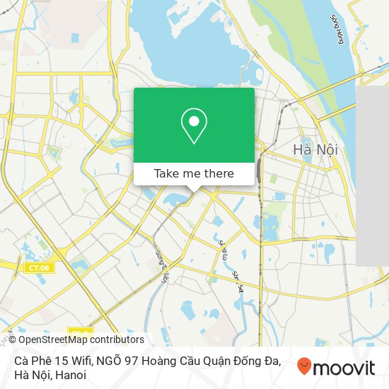 Cà Phê 15 Wifi, NGÕ 97 Hoàng Cầu Quận Đống Đa, Hà Nội map