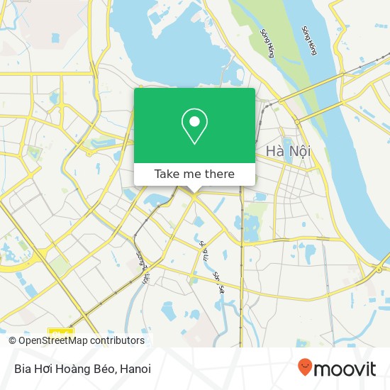 Bia Hơi Hoàng Béo, 1 ĐƯỜNG La Thành Quận Đống Đa, Hà Nội map