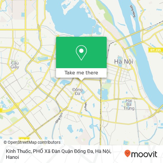 Kính Thuốc, PHỐ Xã Đàn Quận Đống Đa, Hà Nội map