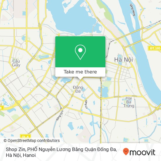 Shop Zin, PHỐ Nguyễn Lương Bằng Quận Đống Đa, Hà Nội map