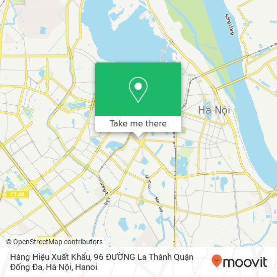 Hàng Hiệu Xuất Khẩu, 96 ĐƯỜNG La Thành Quận Đống Đa, Hà Nội map