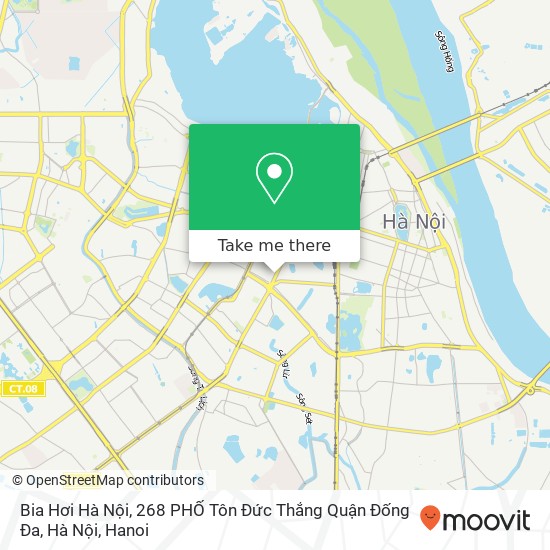 Bia Hơi Hà Nội, 268 PHỐ Tôn Đức Thắng Quận Đống Đa, Hà Nội map