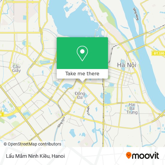Lẩu Mắm Ninh Kiều map