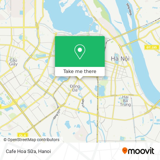 Cafe Hoa Sữa map