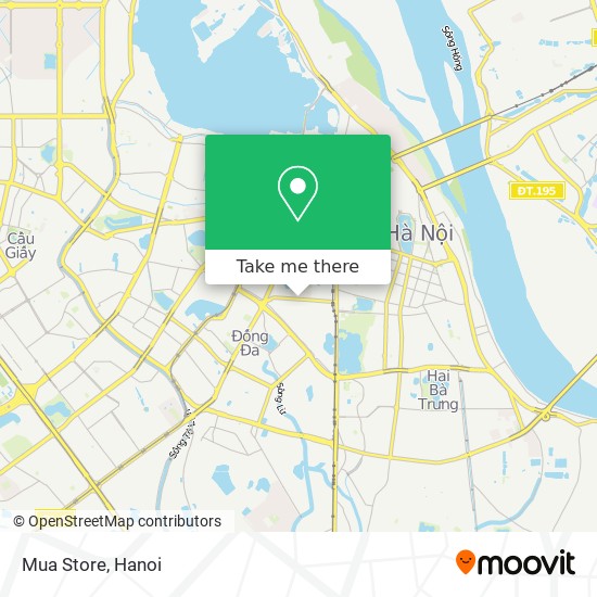 Mua Store map