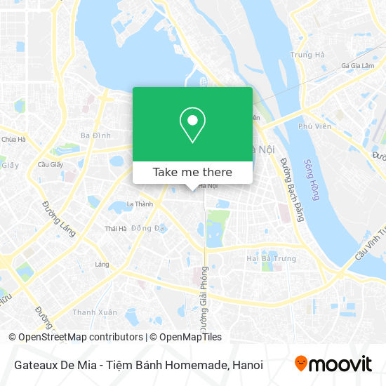 Gateaux De Mia - Tiệm Bánh Homemade map