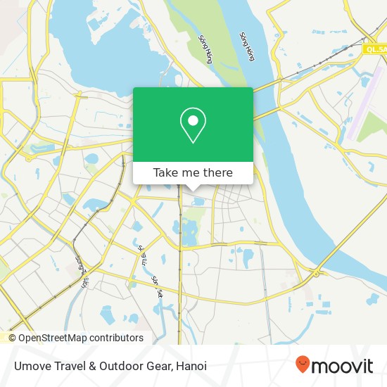 Umove Travel & Outdoor Gear, PHỐ Trần Bình Trọng Quận Hoàn Kiếm, Hà Nội map