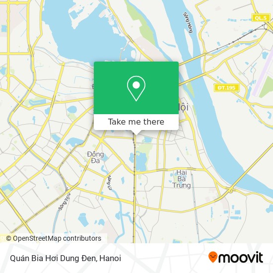 Quán Bia Hơi Dung Đen map