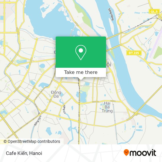 Cafe Kiến map