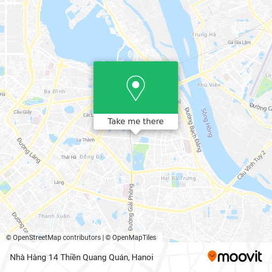 Nhà Hàng 14 Thiền Quang Quán map