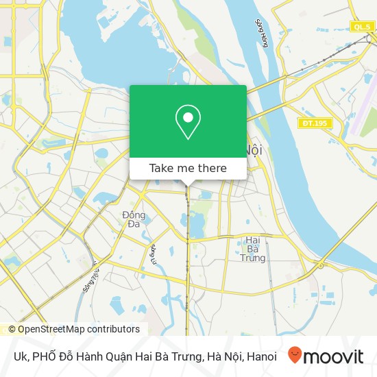 Uk, PHỐ Đỗ Hành Quận Hai Bà Trưng, Hà Nội map