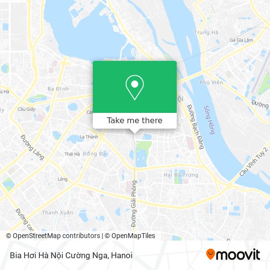 Bia Hơi Hà Nội Cường Nga map