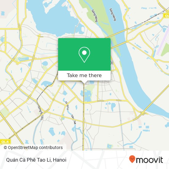 Quán Cà Phê Tao Li, PHỐ Trần Nhân Tông Quận Hai Bà Trưng, Hà Nội map