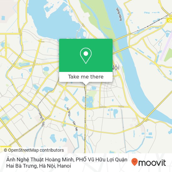 Ảnh Nghệ Thuật Hoàng Minh, PHỐ Vũ Hữu Lợi Quận Hai Bà Trưng, Hà Nội map