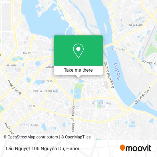 Lẩu Nguyệt 106 Nguyễn Du map