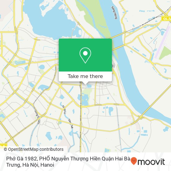 Phở Gà 1982, PHỐ Nguyễn Thượng Hiền Quận Hai Bà Trưng, Hà Nội map