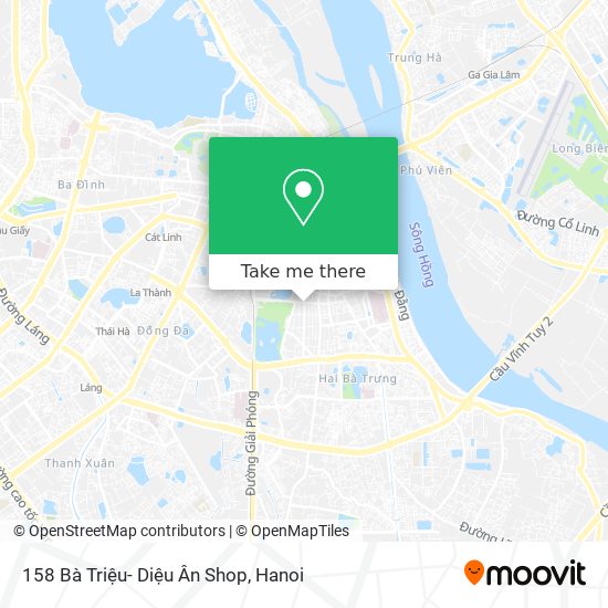158 Bà Triệu- Diệu Ân Shop map