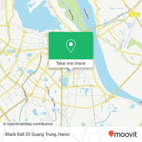 Black Ball 32 Quang Trung, 55 PHỐ Quang Trung Quận Hai Bà Trưng, Hà Nội map