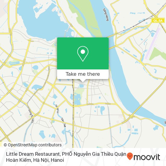 Little Dream Restaurant, PHỐ Nguyễn Gia Thiều Quận Hoàn Kiếm, Hà Nội map