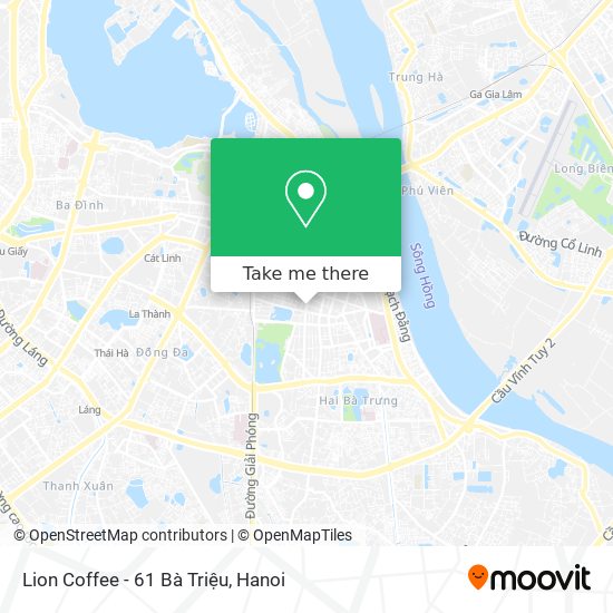 Lion Coffee - 61 Bà Triệu map