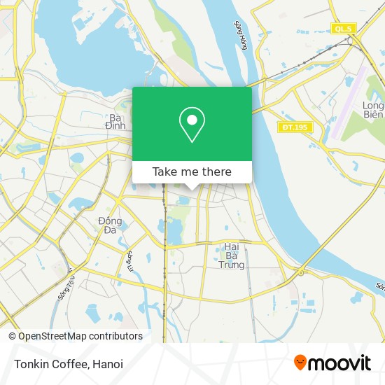 Tonkin Coffee map