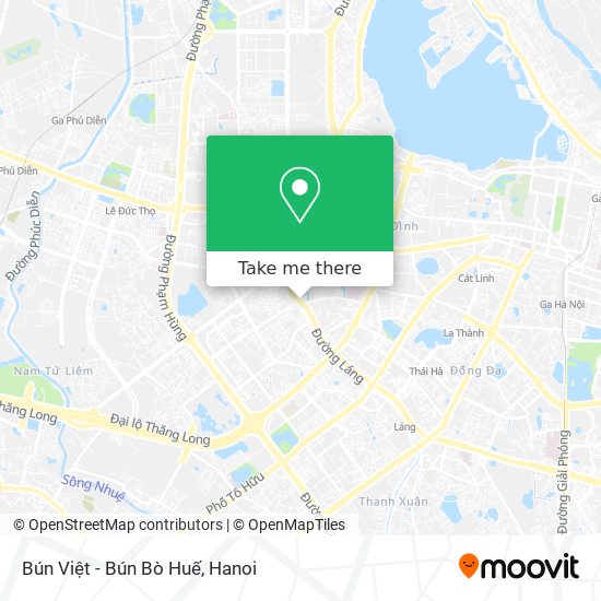 Bún Việt - Bún Bò Huế map