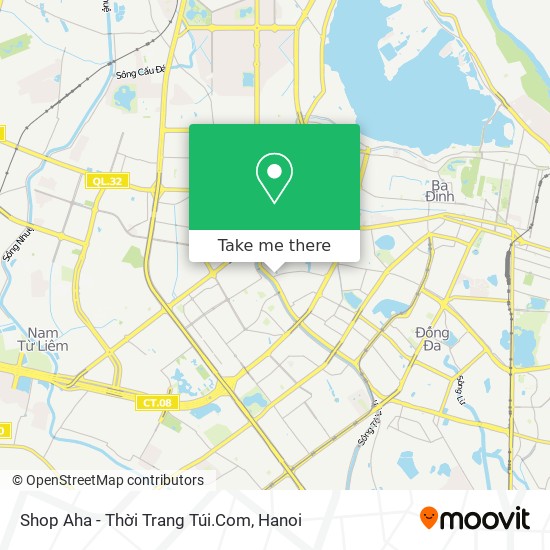 Shop Aha - Thời Trang Túi.Com map