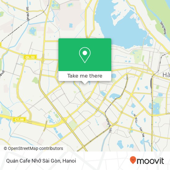 Quán Cafe Nhớ Sài Gòn, PHỐ Chùa Láng Quận Đống Đa, Hà Nội map