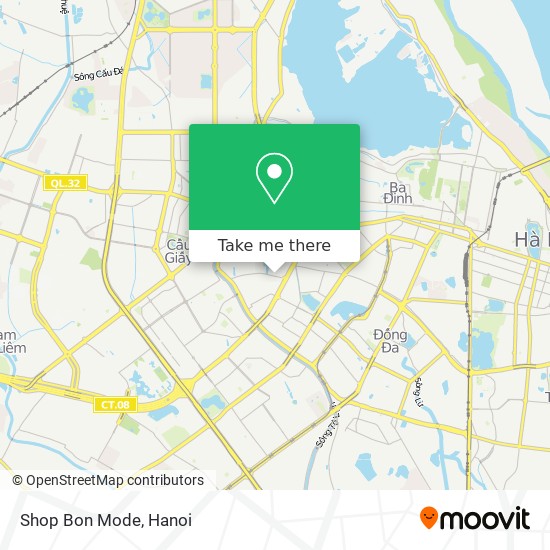 Shop Bon Mode map