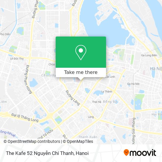 The Kafe 52 Nguyễn Chí Thanh map