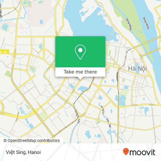 Việt Sing, PHỐ Láng Hạ Quận Ba Đình, Hà Nội map