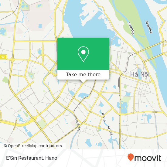 E'Sin Restaurant, 315 PHỐ Giảng Võ Quận Đống Đa, Hà Nội map