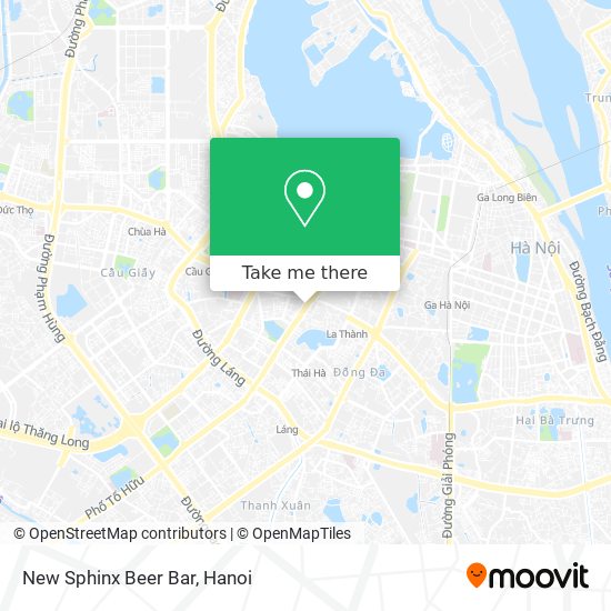 New Sphinx Beer Bar map