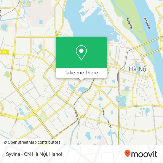 Syvina - CN Hà Nội, 23 NGÕ 5 Láng Hạ Quận Ba Đình, Hà Nội map