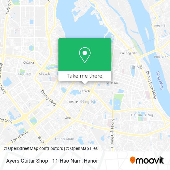 Ayers Guitar Shop - 11 Hào Nam map