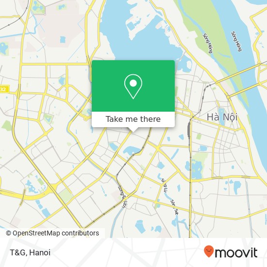 T&G, 462 ĐƯỜNG La Thành Quận Đống Đa, Hà Nội map