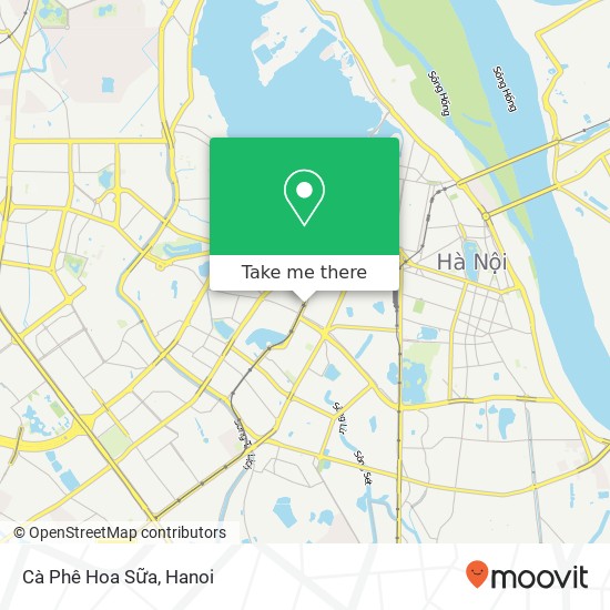 Cà Phê Hoa Sữa, 32B PHỐ Hào Nam Quận Đống Đa, Hà Nội map