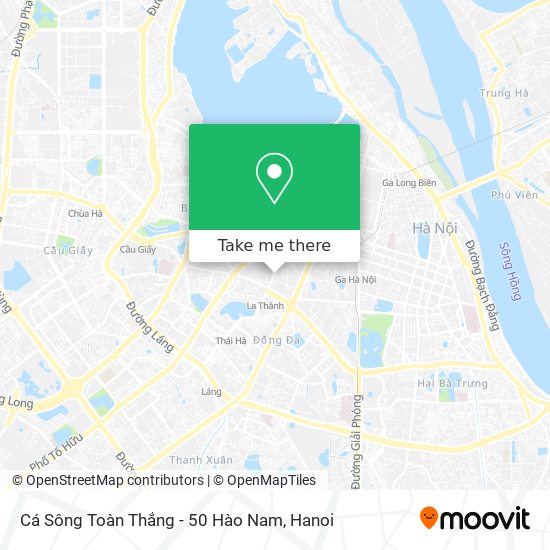 Cá Sông Toàn Thắng - 50 Hào Nam map