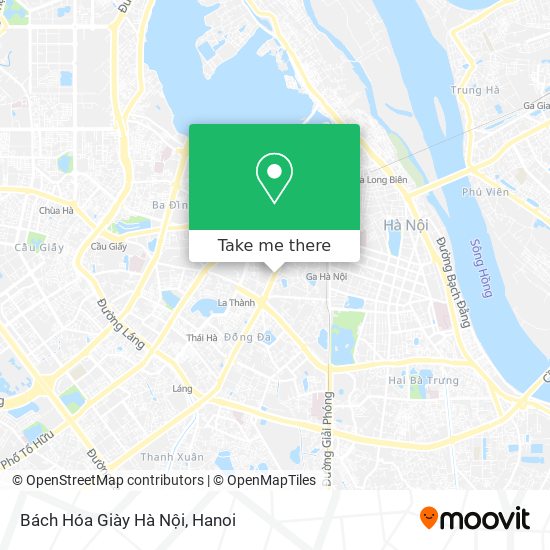 Bách Hóa Giày Hà Nội map