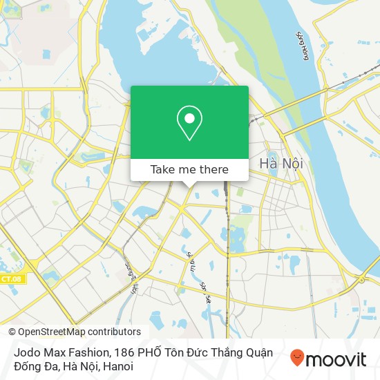 Jodo Max Fashion, 186 PHỐ Tôn Đức Thắng Quận Đống Đa, Hà Nội map