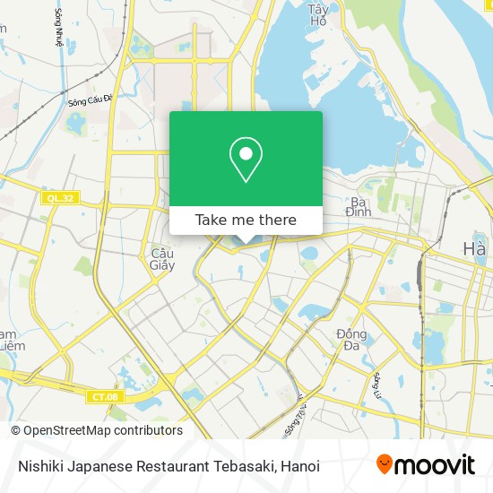 Nishiki Japanese Restaurant Tebasaki map