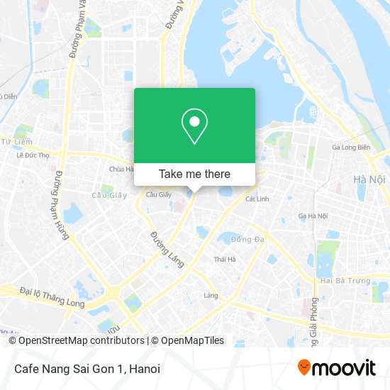 Cafe Nang Sai Gon 1 map