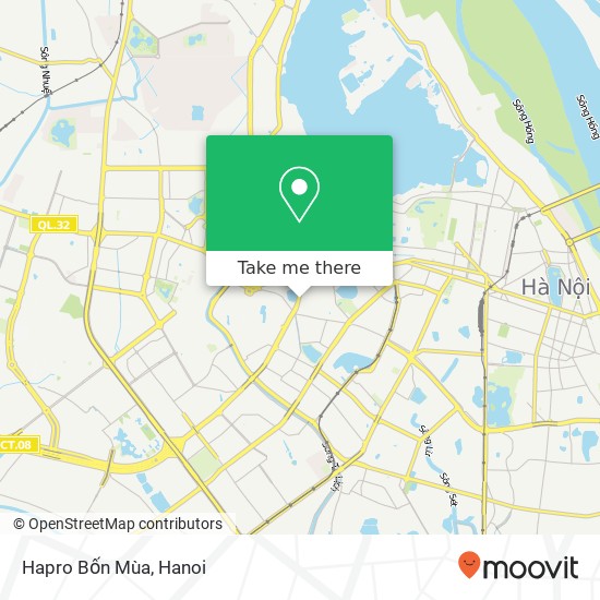 Hapro Bốn Mùa, 35 ĐƯỜNG Nguyễn Chí Thanh Quận Ba Đình, Hà Nội map