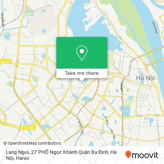 Lang Ngoi, 27 PHỐ Ngọc Khánh Quận Ba Đình, Hà Nội map