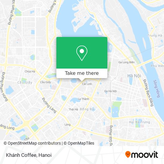 Khánh Coffee map