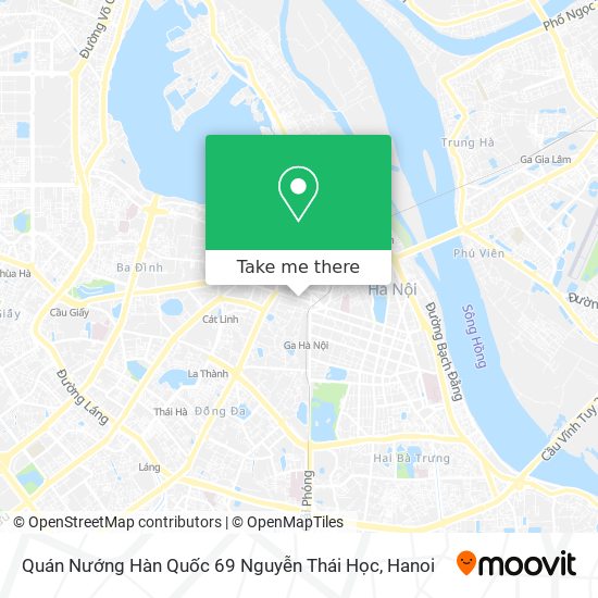 Quán Nướng Hàn Quốc 69 Nguyễn Thái Học map