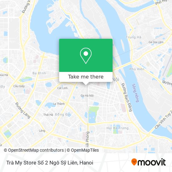 Trà My Store Số 2 Ngô Sỹ Liên map