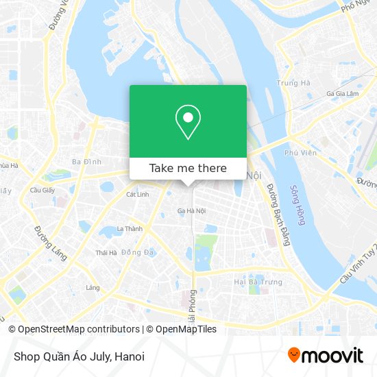 Shop Quần Áo July map
