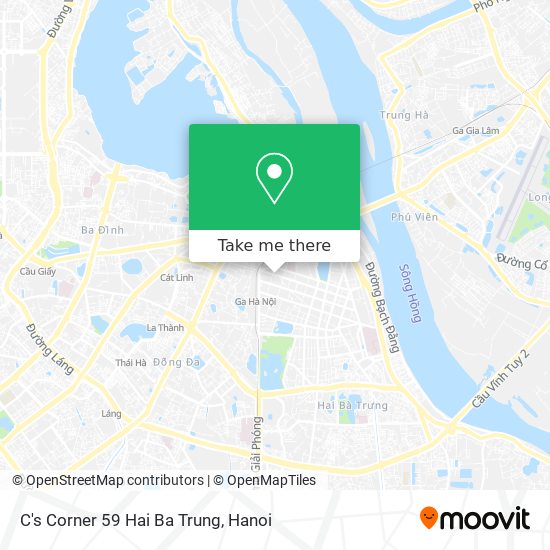 C's Corner 59 Hai Ba Trung map