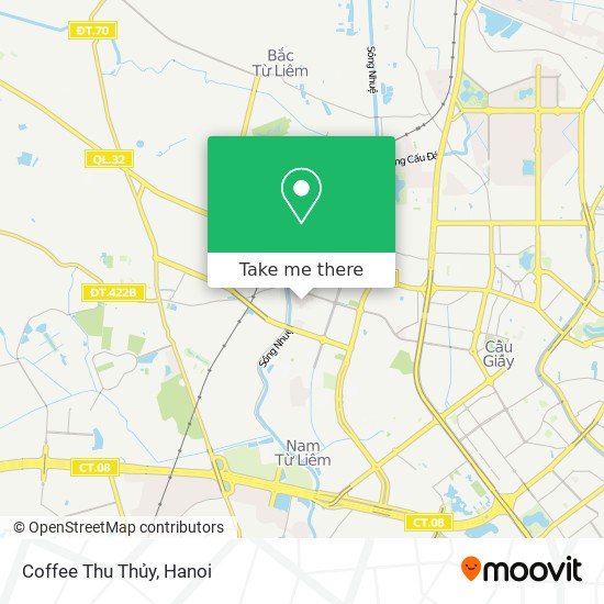 Coffee Thu Thủy map